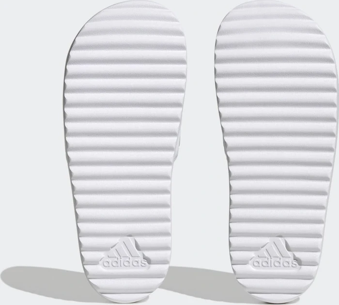adidas Platform Adilette cloud white/zero metallic/grey one (Damen)