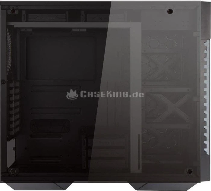 In Win 509 schwarz/grau, Glasfenster