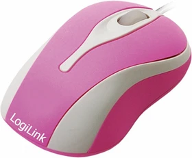 LogiLink Optical Mini Mouse pink, USB