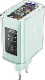 Acefast Fast Charge Wall Charger A45 PD65W GaN grün