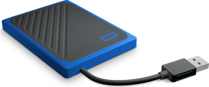 Western Digital WD My Passport Go blau 1TB, USB 3.0 Micro-B