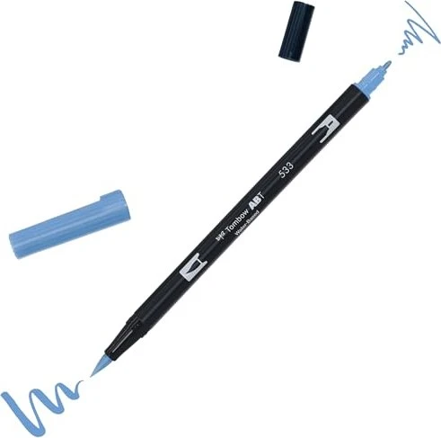 Tombow ABT Dual Brush Pen peacock blue