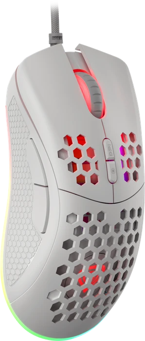 Genesis Krypton 555 Ultralight Gaming Mouse weiß, USB