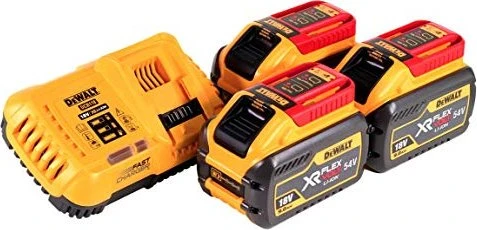 DeWalt DCB118X3 54V XR FlexVolt Starterset 18/54V, 9.0/3.0Ah, Li-Ionen, 3 Akkus [27.0Ah] [486Wh]