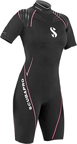 Scubapro Definition Shorty kurzarm 2.5/2.5/2.5mm schwarz/pink (Damen)