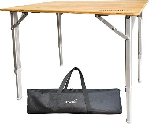 Skandika Tolja Bambus 65x50x65 faltbarer Campingtisch