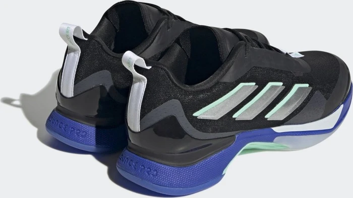 adidas AVACOURT core black/silver metallic/lucid blue (Damen)