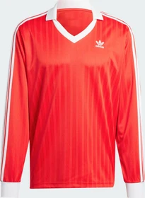 adidas Adicolor Piqué Football Shirt langarm better scarlet (Herren)