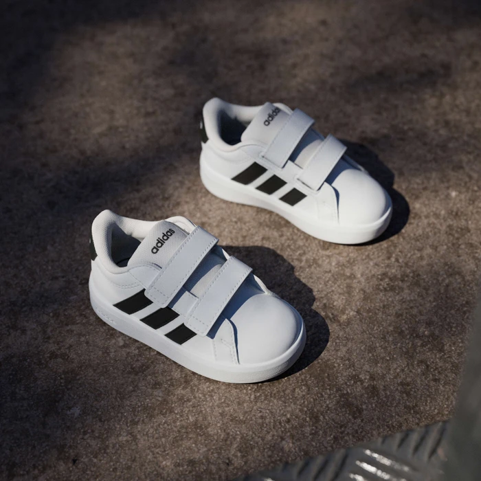 adidas Grand Court 3.0 cloud white/core black (Junior)