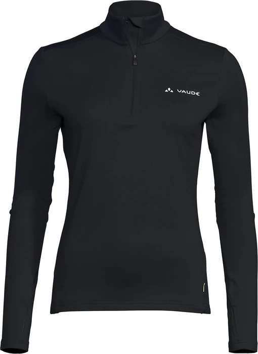 Vaude Livigno Halfzip II Fleece Funktionsshirt langarm black uni (Damen)