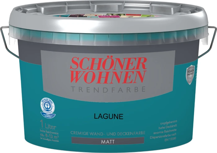 Schöner Wohnen Trendfarben innen lagune matt, 1l