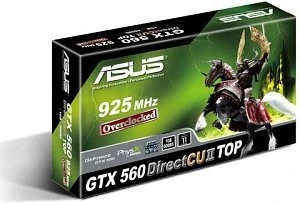 ASUS GeForce GTX 560 DirectCU II TOP, ENGTX560 DCII TOP/2DI/1GD5, 1GB GDDR5, 2x DVI, Mini HDMI