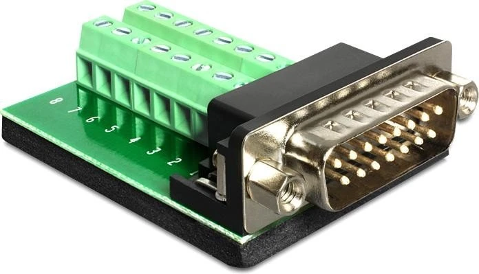 DeLOCK Gameport [Stecker] auf 16-Pin-Terminalblock Adapter