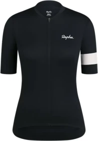 Rapha Core Lightweight Trikot kurzarm schwarz/weiß (Damen)