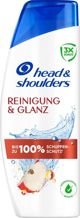 Head & Shoulders Reinigung & Glanz Anti-Schuppen Shampoo, 250ml