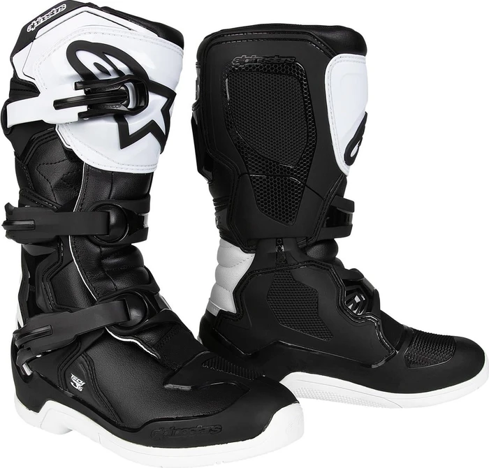 Alpinestars Tech 3S Youth Motorradstiefel schwarz/weiß