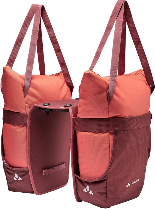 Vaude TwinShopper UniKlip 2 Gepäcktasche hotchili
