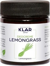 Klar Seifen Lemongrass Deocreme, 30ml