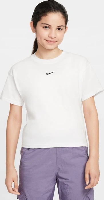 Nike Sportswear Essential T-Shirt kurzarm weiß (Junior)