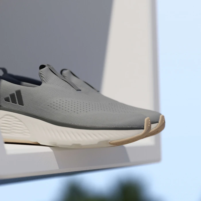 adidas Cloudfoam Go Lounger grey three/core black/off white (Herren)