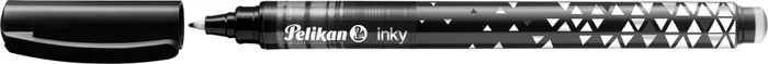 Pelikan inky Tintenroller (Mine) schwarz, Rechtshänder, Faltschachtel