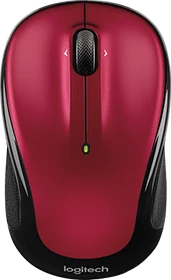 Logitech M325s Wireless Mouse rot/schwarz, USB