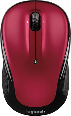 Logitech M325s Wireless Mouse rot/schwarz, USB