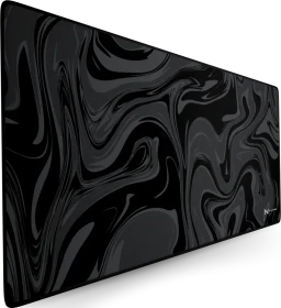 Nyfter Nyfpad XXL Liquid V2 Premium Gaming Mousepad, 900x500mm, Design schwarz/grau