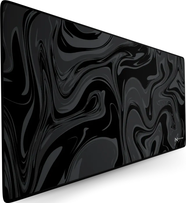 Nyfter Nyfpad XXL Liquid V2 Premium Gaming Mousepad, 900x500mm, Design schwarz/grau