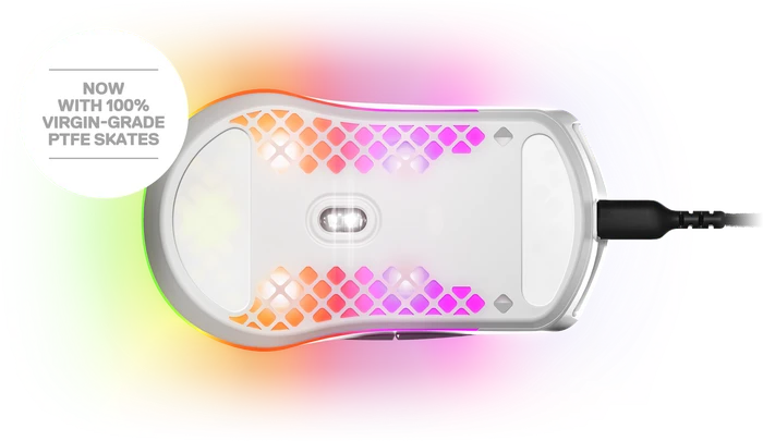 SteelSeries Aerox 3 Snow 2022 Edition, weiß, USB