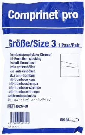 BSN medical Comprinet Pro Größe 3 Socken weiß