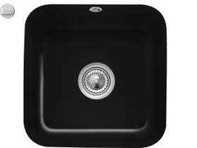 Villeroy & Boch Cisterna 50 Unterbau Becken mittig mit Ablauffernbedienung chromite