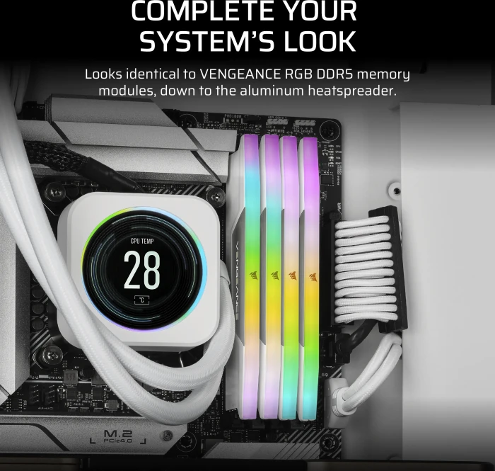 Corsair Vengeance RGB DDR5 Light Enhancement Kit, weiß