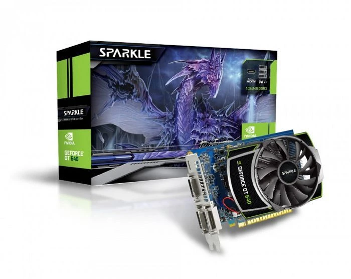 Sparkle GeForce GT 640 OC, 1GB DDR3, 3x DVI, Mini HDMI