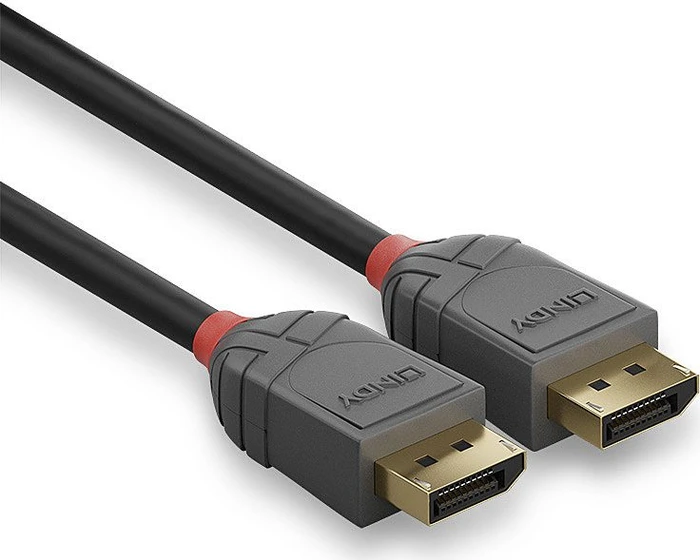 Lindy Anthra Line DisplayPort 1.4 Kabel schwarz, 5m