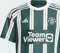 adidas Manchester United 2023/2024 Auswärtstrikot green night/core white/active maroon (Junior) Vorschaubild