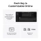 Keychron V5 Ultra 8K Wireless, 96%, schwarz, LEDs RGB, Keychron Silk POM BANANA, USB/Bluetooth, US Vorschaubild