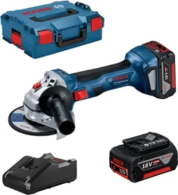 Bosch Professional GWS 18V-7 Akku-Winkelschleifer inkl. L-Boxx + 2 Akkus 4.0Ah