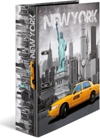 Herma Ordner 2-Ring mit Motiv, 70mm, A4, New York, 10er-Pack