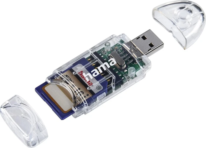 Hama Dual-Slot-Cardreader, USB-A 2.0 [Stecker]