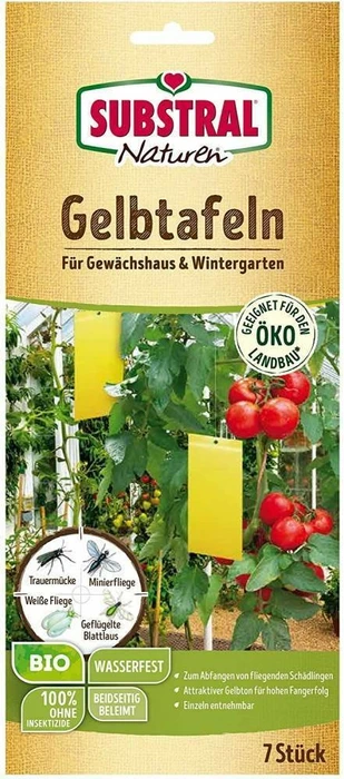Evergreen Garden Care Substral Naturen Bio Gelbtafeln gegen Schädlinge, 7 Stück