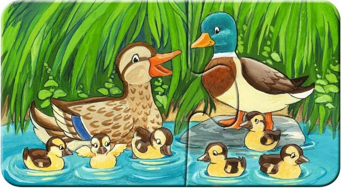 Ravensburger Puzzle Tierfamilien auf dem Bauernhof