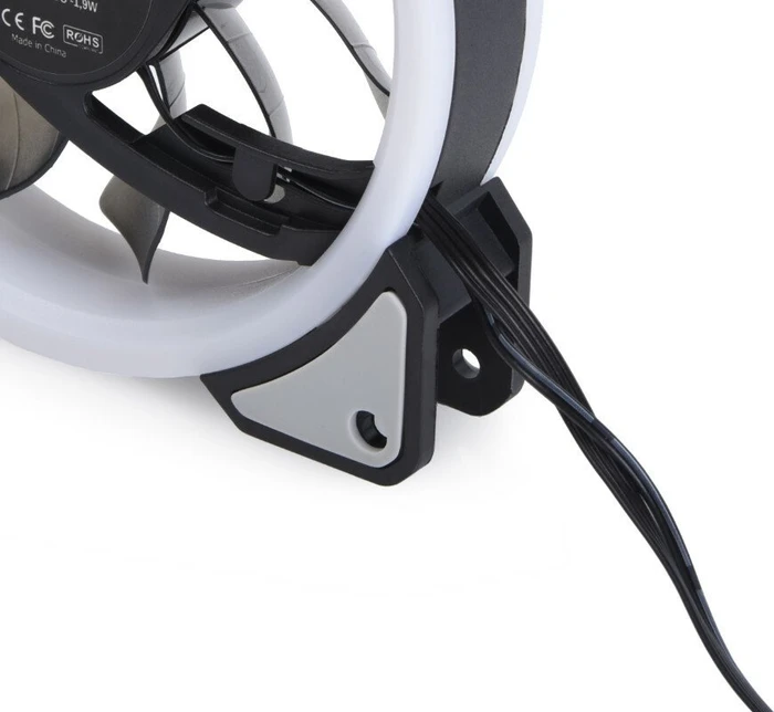 Alphacool Eiszyklon Aurora LUX Digital RGB, LED-Steuerung, Fernbedienung, 120mm, 3er-Pack