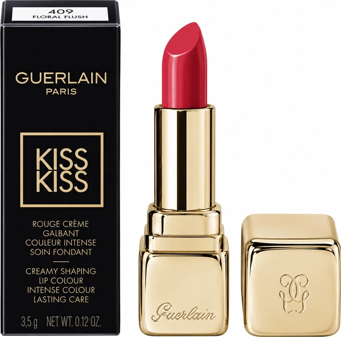 Guerlain KissKiss Shine Bloom Lippenstift 409 fuchsia flush, 3g