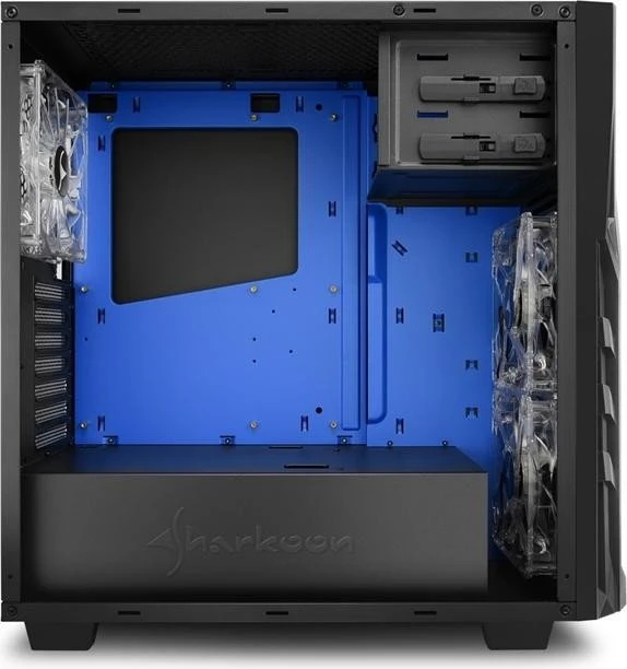 Sharkoon DG7000 blau, Acrylfenster
