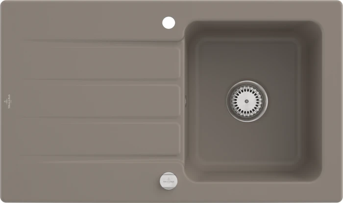 Villeroy & Boch Architectura 860x510mm Becken reversibel mit Ablauffernbedienung timber