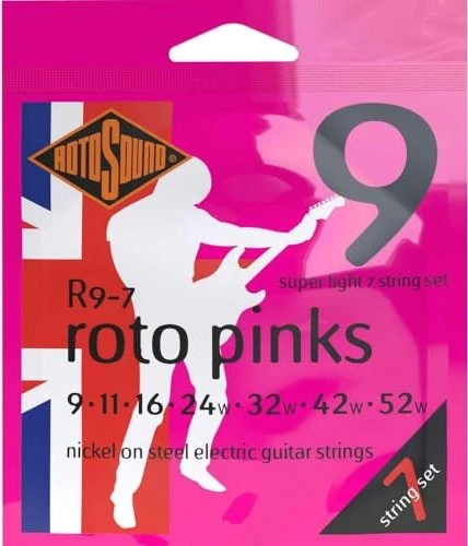 Rotosound Roto Pinks 7-String Super Light