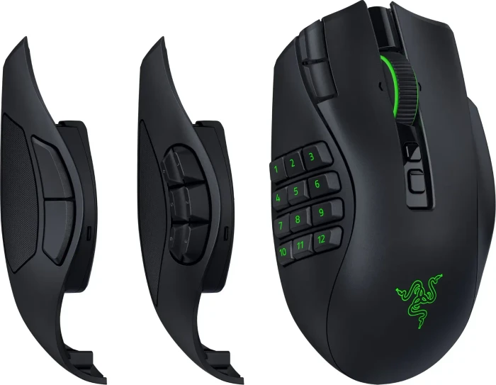 Razer Naga V3 Pro Wireless, schwarz, USB/Bluetooth