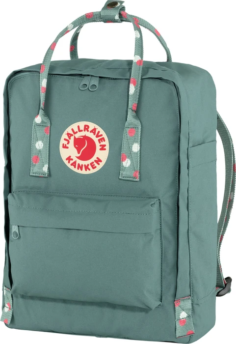 Fjällräven Kanken frost green/confetti pattern