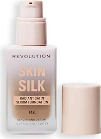 Revolution Beauty Skin Silk Radiant Satin Serum Foundation F12, 23ml